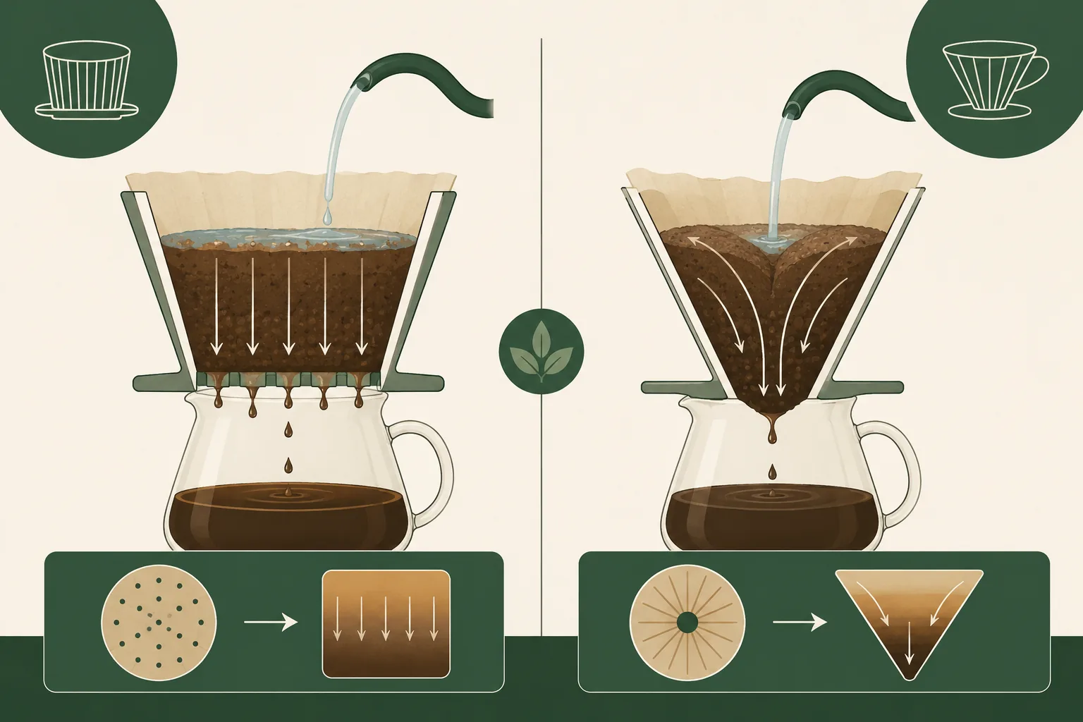 April Brewer vs V60: Flat-Bed Dripper Taste, Flow, and Workflow Compared