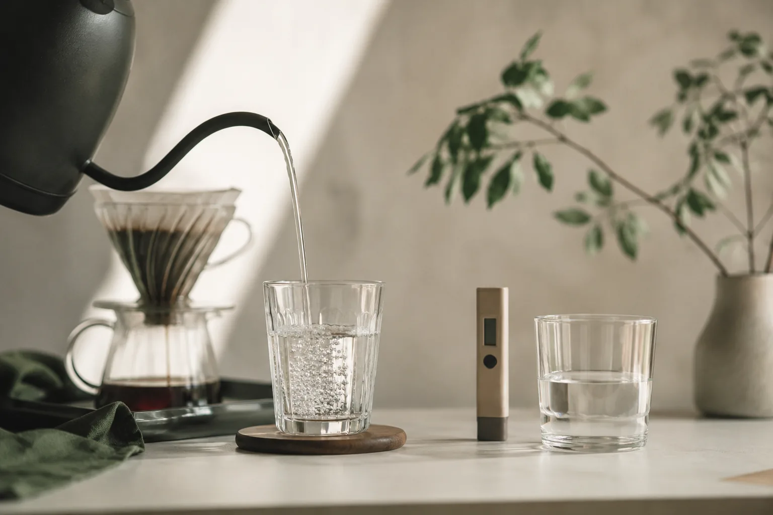 Pour-Over Water Chemistry 101: TDS, Hardness & Alkalinity Guide